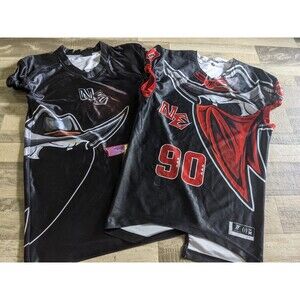 2 Youth Jerseys Red Size Adult M Tough & Talented/Gray Sz Youth XL Community XX*